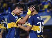 Aranda apareció para abrir una noche espesa y encaminar el triunfo de Boca ante Instituto por 2 a 0