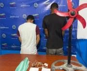 Dos detenidos por hurtar en una escuela de San Mateo