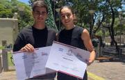 Luca Dulor y Delfina Lazcano disputarán la Copa Panamericana Junior