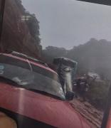 Lloviznas provocan daños en la ruta Entre Ríos–Palos Blancos