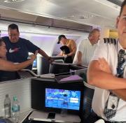 El vicepresidente Lara y su esposa viajan nuevamente, ahora a México y en un vuelo privado