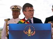 “Nosotros no hacemos zanjas, hacemos puentes de integración”: el mensaje de Paz hacia Chile en el Día del Mar