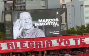Minuto de silencio y brazalete negro: así fue el homenaje de Estudiantes al histórico Marcos Conigliaro