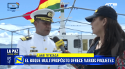 Buque multipropósito impulsa turismo en el Lago Titicaca