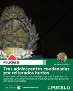 Condenan a tres adolescentes por hurtos en Salto