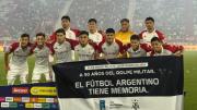Los primeros clubes del fútbol argentino que se expresaron por el Día de la Memoria