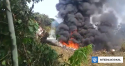 Reportan al menos ocho muertos y 83 heridos tras caída de avión militar de Colombia