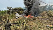 Al menos 34 muertos tras estrellarse un avión de la Fuerza Aérea colombiana en el sur del país