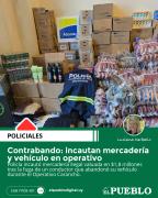 Contrabando: incautan mercadería y vehículo en operativo