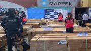 Chile confisca carga proveniente de Bolivia con 68,7 toneladas de madera y caucho impregnadas con cocaína y ketamina