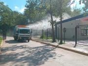 La Municipalidad de la Capital trabajó en la fumigación del parque Aguirre