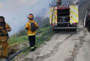 Incendios forestales arrasan 205 hectáreas en Tungurahua en una semana