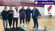 Llegaron las donaciones de River Solidario a Comodoro