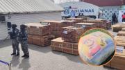Hasta con bolsas de Mario y Luigi: ocultaron 6 mil kilos de droga en maderas y caucho