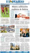 Portadas de los periódicos de Bolivia del miércoles 25 de marzo del 2026