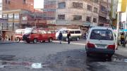 Los choferes paralizan La Paz y El Alto por el conflicto del combustible
