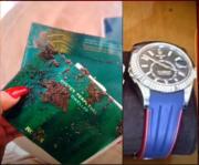 Denuncian sustracción de siete relojes de alta gama