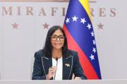 Delcy Rodríguez en el Foro de Inversiones Internacionales: Leyes en Venezuela permiten inversiones de manera segura