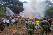 Accidente de avión militar colombiano deja 69 muertos al concluir las tareas de rescate