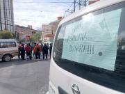 “No queremos hablar más con el ministro ni con el presidente de YPFB”: choferes mantienen paro indefinido