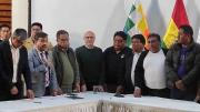 Choferes de La Paz y Gobierno llegan a un acuerdo y se levanta paro indefinido