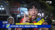 La Paz celebra con euforia la histórica victoria de Bolivia en el repechaje