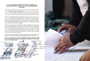 CHOFERES DE LA PAZ Y EL ALTO FIRMA ACUERDO CON EL EJECUTIVO Y PONE FIN AL CONFLICTO