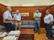 Intendente Besozzi recibió al Senador García