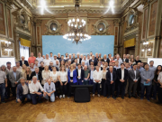 Kicillof reunió a intendentes en La Plata