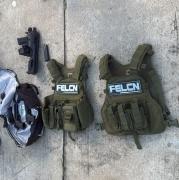 Abandonan armas y chalecos robados a policías cerca de inmueble vinculado a Marset