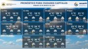 Senamhi pronostica lluvias y tormentas en varias capitales del país este 28 de marzo