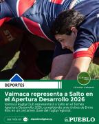 Vaimaca representa a Salto en el Apertura Desarrollo 2026