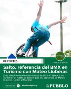Salto, referencia del BMX en Turismo con Mateo Lluberas