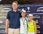 Boliviana María Aguirre logra subcampeonato de dobles en torneo brasileño