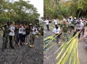 Realizaron la tradicional bajada de los Palmeros de Chacao: hicieron procesión desde Sabas Nieves a la Iglesia San José