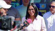 Delcy Rodríguez: Pido a Dios una Venezuela sin sanciones para recuperar el ingreso de los trabajadores