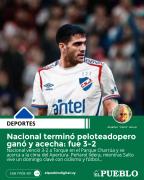 Nacional terminó peloteadopero ganó y acecha: fue 3-2