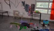 Adolescentes vandalizaron una escuela con pinturas