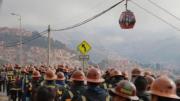 Cooperativistas mineros marchan en Potosí y La Paz exigiendo áreas de trabajo y abastecimiento de diésel