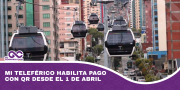Mi Teleférico habilita pago con QR desde el 1 de abril