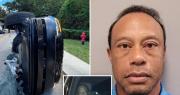 Tiger Woods es detenido por manejar intoxicado y volcar su camioneta