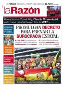 Portadas de los periódicos de Bolivia del martes 31 de marzo del 2026
