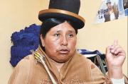 Felipa Huanca se presenta a declarar por el caso Fondo Indígena