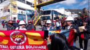 COB marcha en La Paz para entregar pliego con demandas laborales y rechazo a normas vigentes