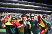 Los hinchas hicieron sentir a Bolivia local en Monterrey