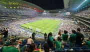 Una linda fiesta se vive en el estadio de Monterrey en la previa del Mundial
