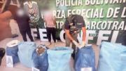 Hallan más de 30 paquetes de droga ocultos en bolsas de pororó en una oficina de buses; hay dos aprehendidos