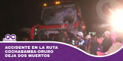 Accidente en la ruta Cochabamba-Oruro deja dos muertos
