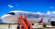 Airbus prueba uno de sus aviones en aeropuerto de Alcantarí, a 3.104 metros de altitud