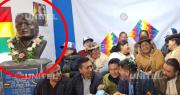 Evistas “rescatan” el busto de Evo y dicen que lo instalarán en la plaza Murillo cuando “vuelvan al poder”